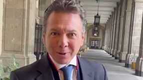 El gobernador de Jalisco acudió a la ceremonia de 100 días de gobierno de la Presidenta, Claudia Sheinbaum.