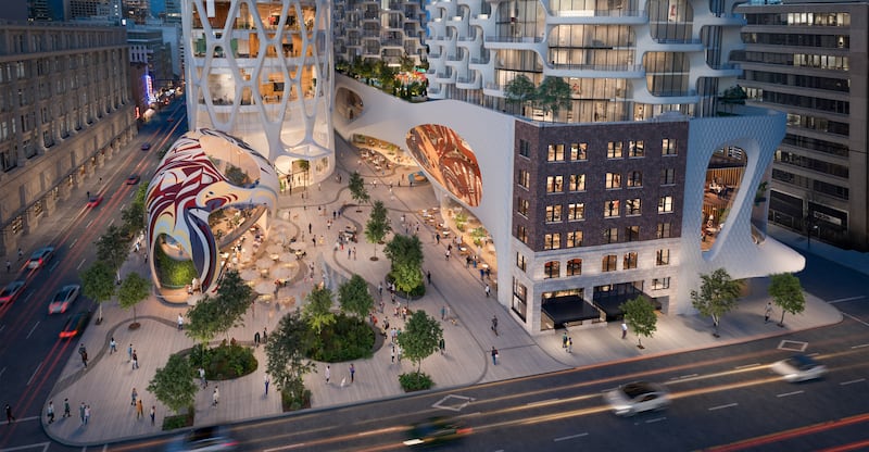 Un ambicioso proyecto arquitectónico en Vancouver está llamando la atención por su inusual inspiración: los antiguos arrecifes de esponjas marinas. Foto: Henriquez Partners Architects.