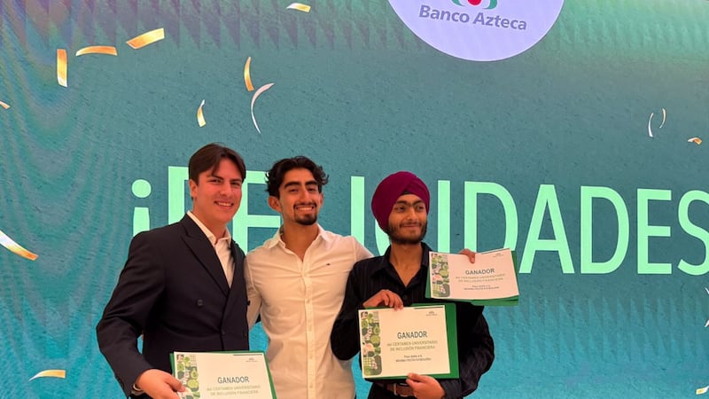 Alumnos de la Anáhuac, UAG y UP ganan el primer Certamen Universitario de Inclusión Financiera de Banco Azteca