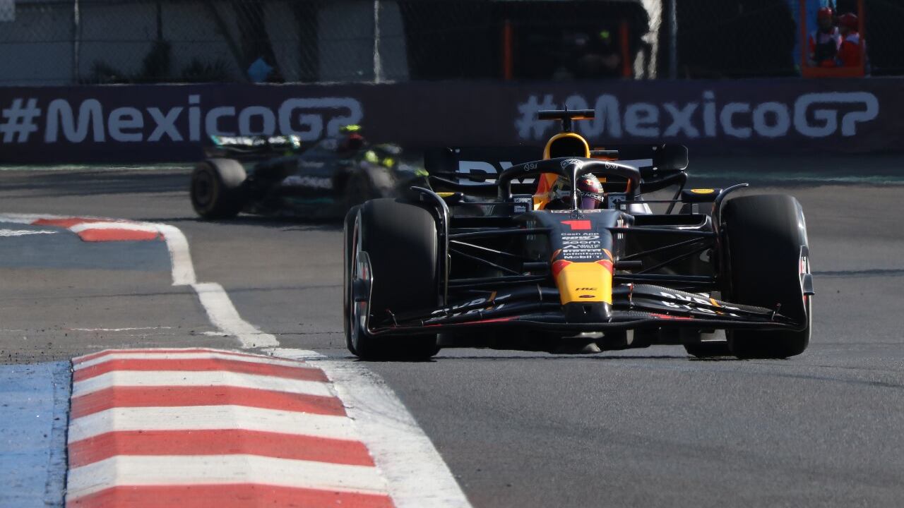 Max Verstappen en el GP de México.