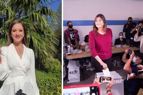 Elecciones 2022: Candidatas a la gubernatura de Aguascalientes acuden a votar
