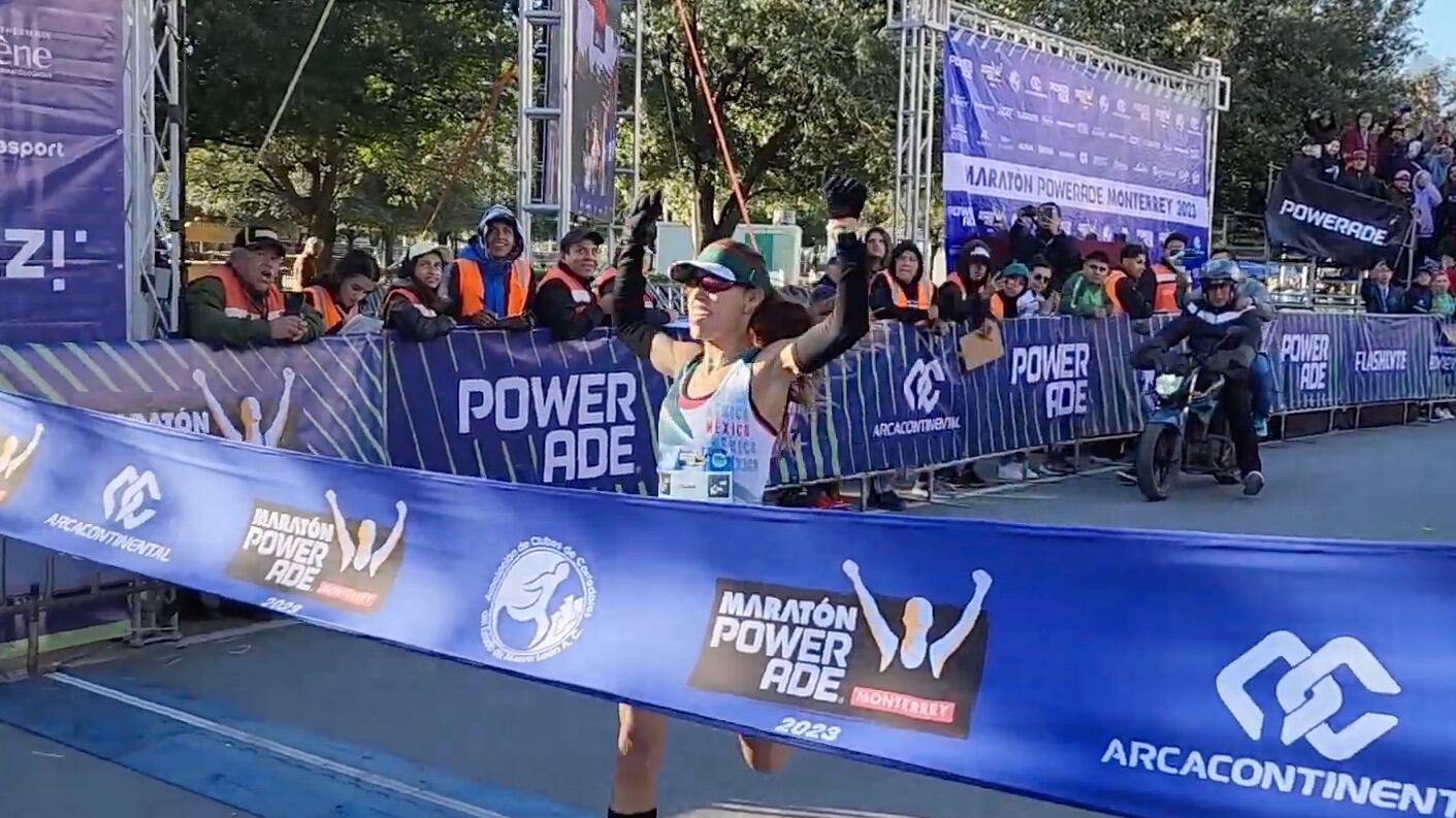Isabel Guadalupe Oropeza rompe récord en el Maratón de Monterrey 2023 ...