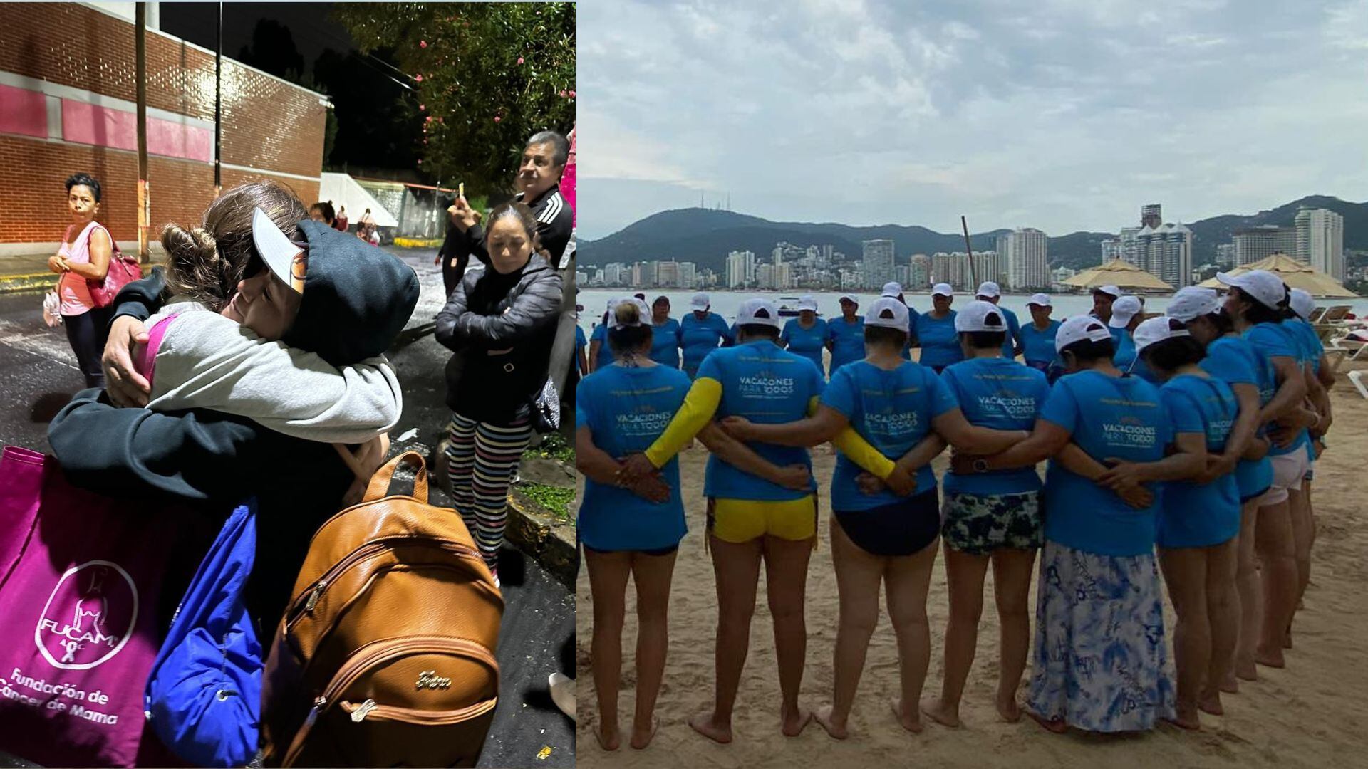 Los pacientes quedaron varados junto a turistas y personal del hotel Park Royal Beach.