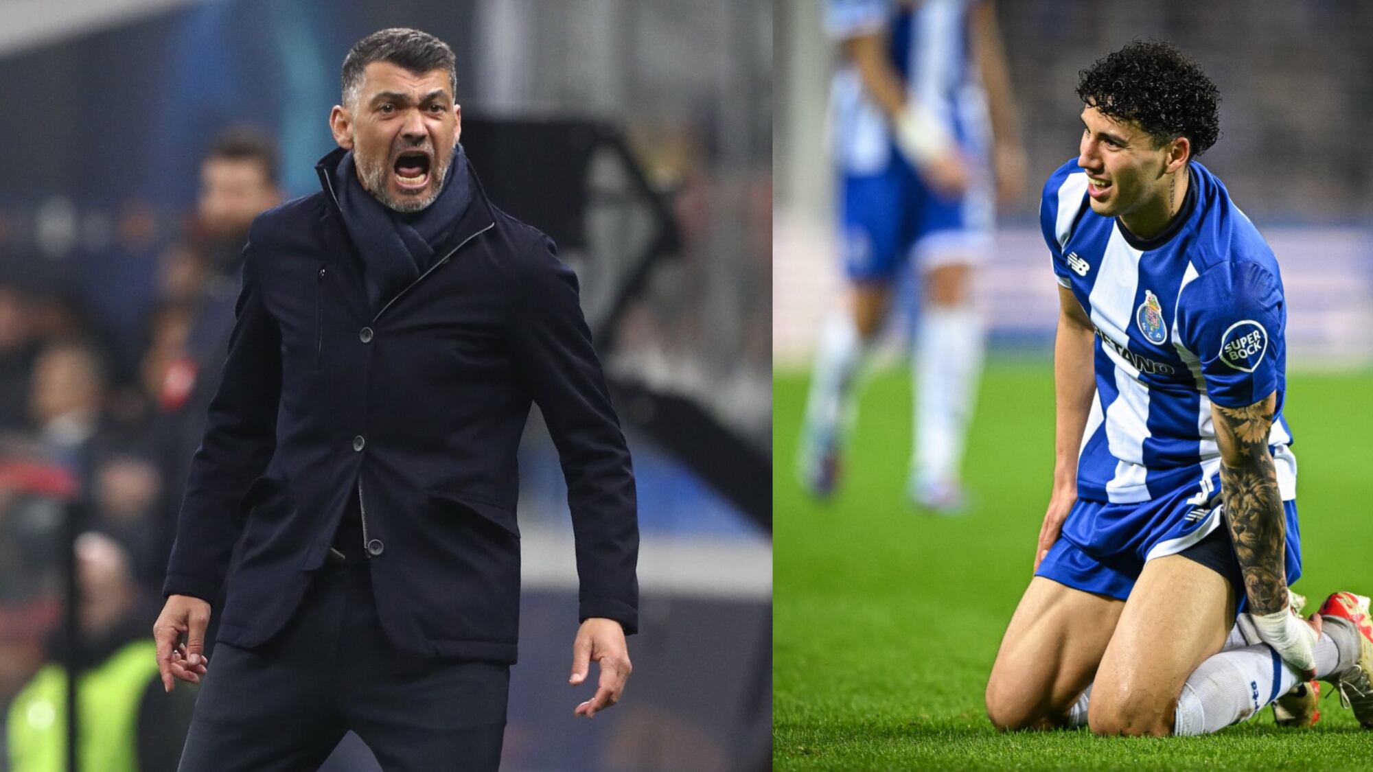 Sérgio Conceição y Jorge Sánchez