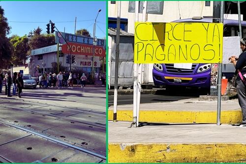 ¿Qué pasa en Xochimilco? Trabajadores bloquean vialidades