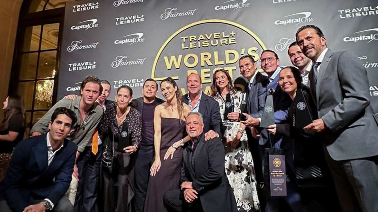 Viajó a Estados Unidos para recibir este distintivo por parte de la  firma internacional Travel + Leisure.