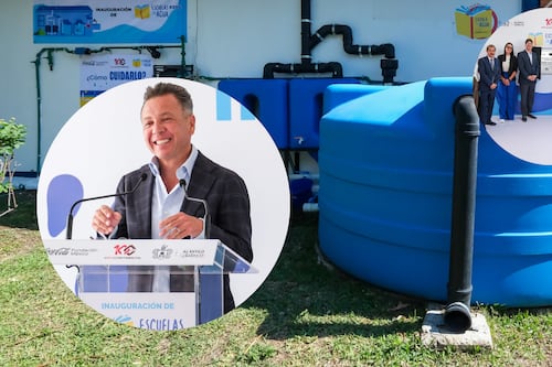 Jalisco llega a 65 sistemas de captación pluvial en escuelas; van por 50 más en 2026