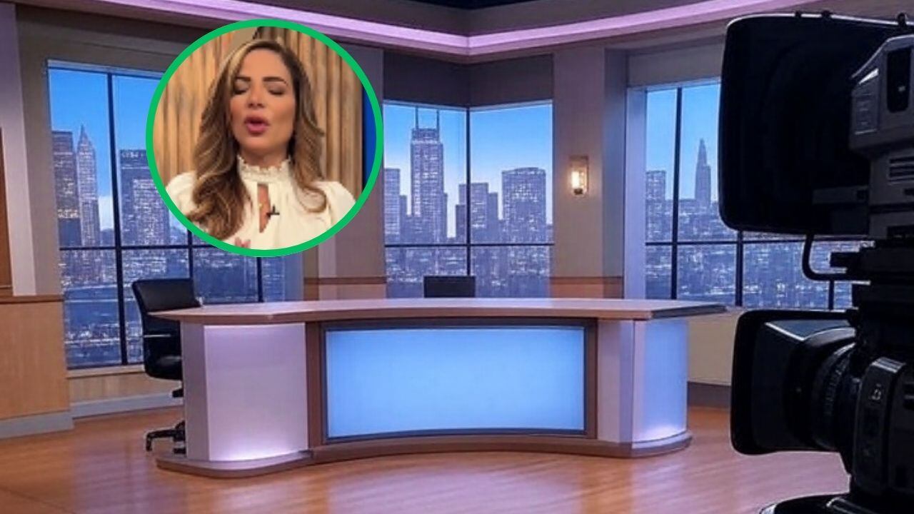 Conductora despide con dolor a su compañero en vivo