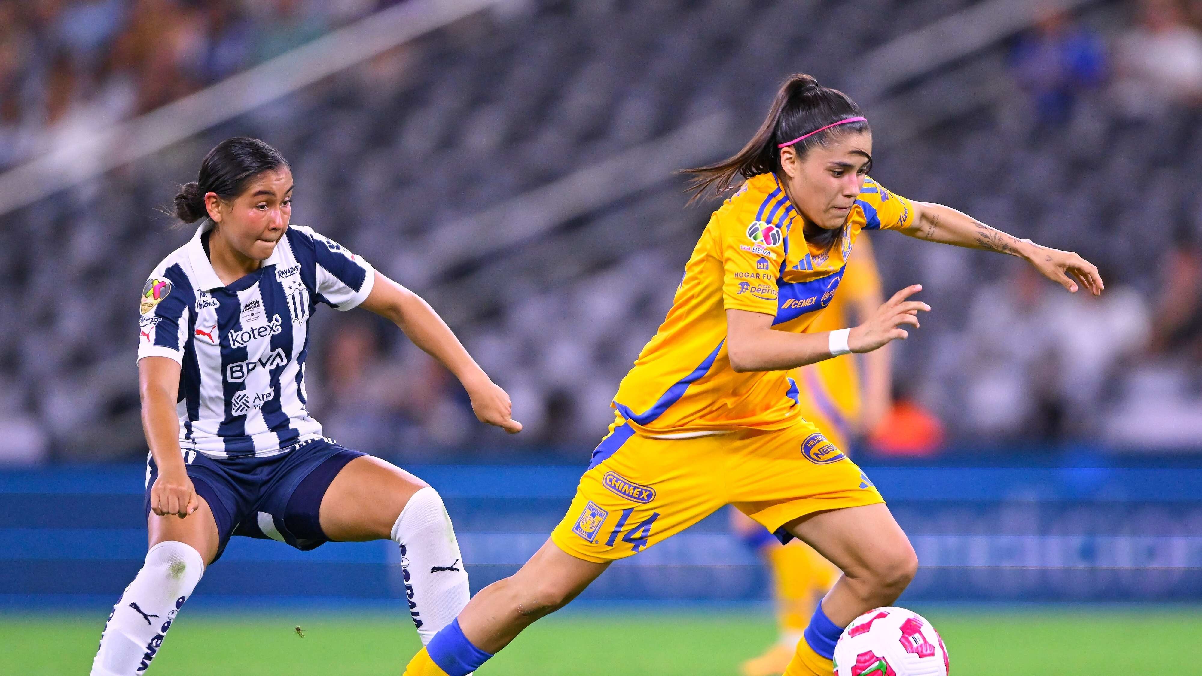Rayadas vs. Tigres es la final más repetida de la Liga MX Femenil.