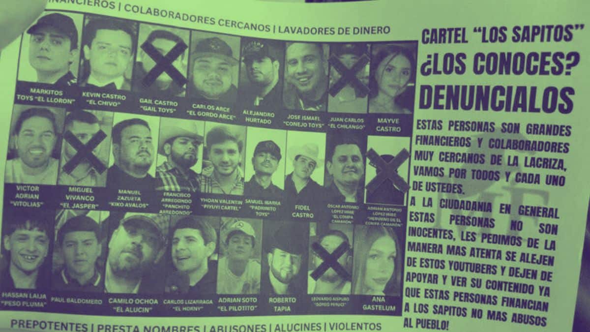 Markitos Toys, Peso Pluma, Ana Gastélum y más: Influencers y cantantes bajo amenaza por presuntos nexos con el narco