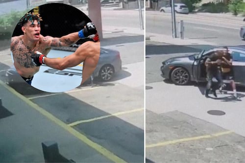 VIDEO: Peleador de UFC detiene a ladrón que intentó robar auto