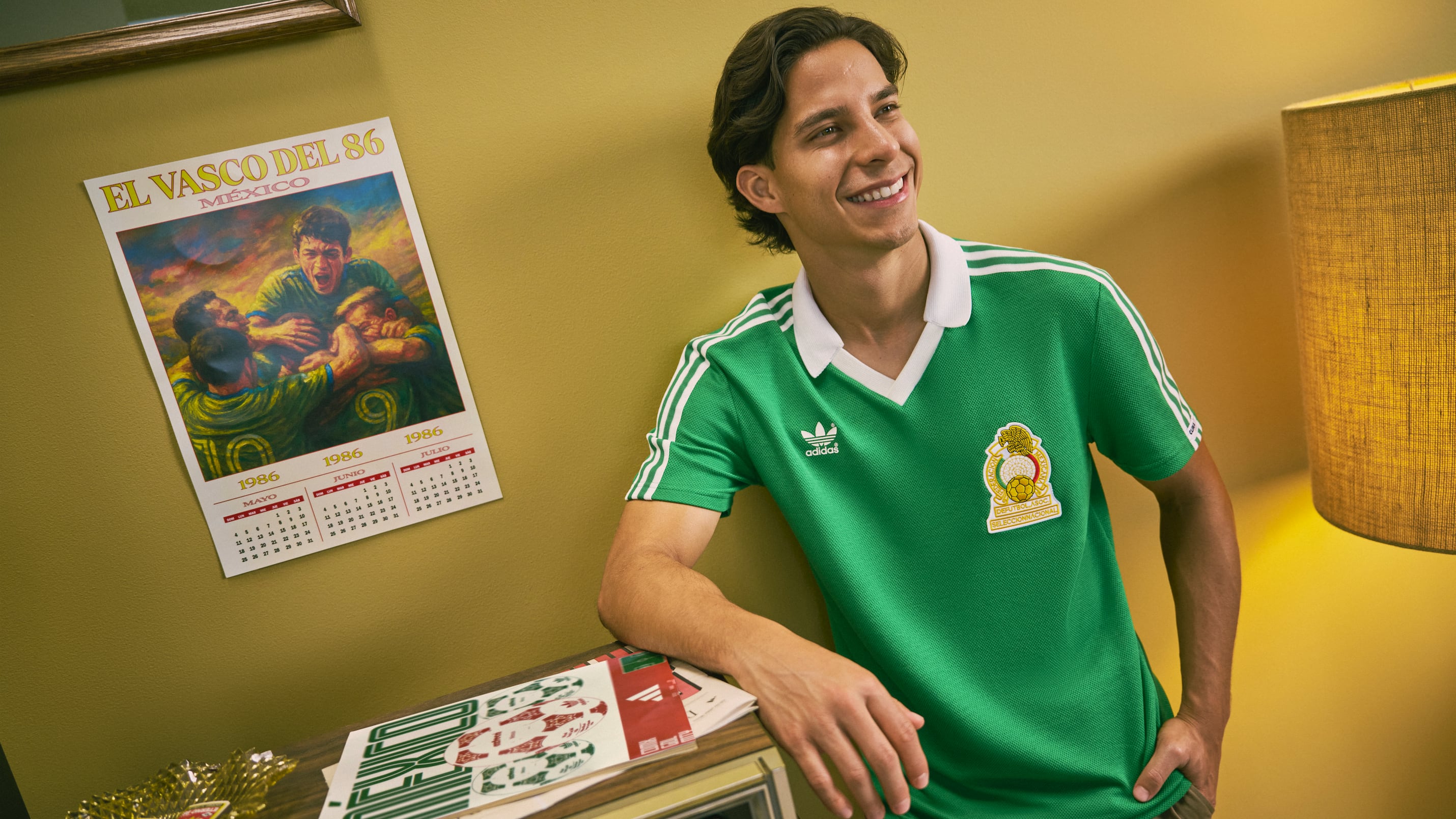 Adidas relanzó el jersey de México en 1986