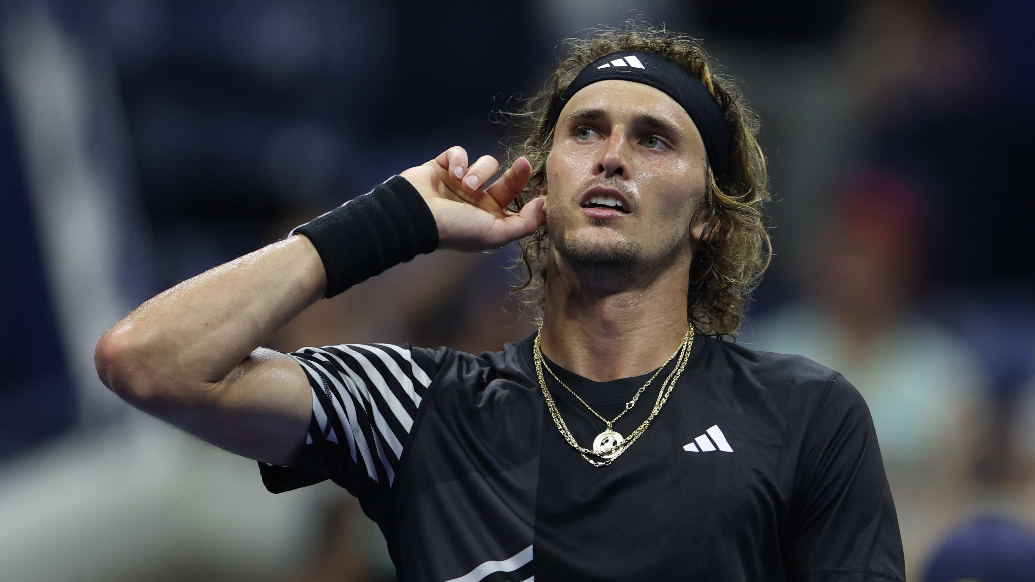 2023 US Open - Alexander Zverev pide que saquen a un aficionado del estadio por homenaje a Hitler