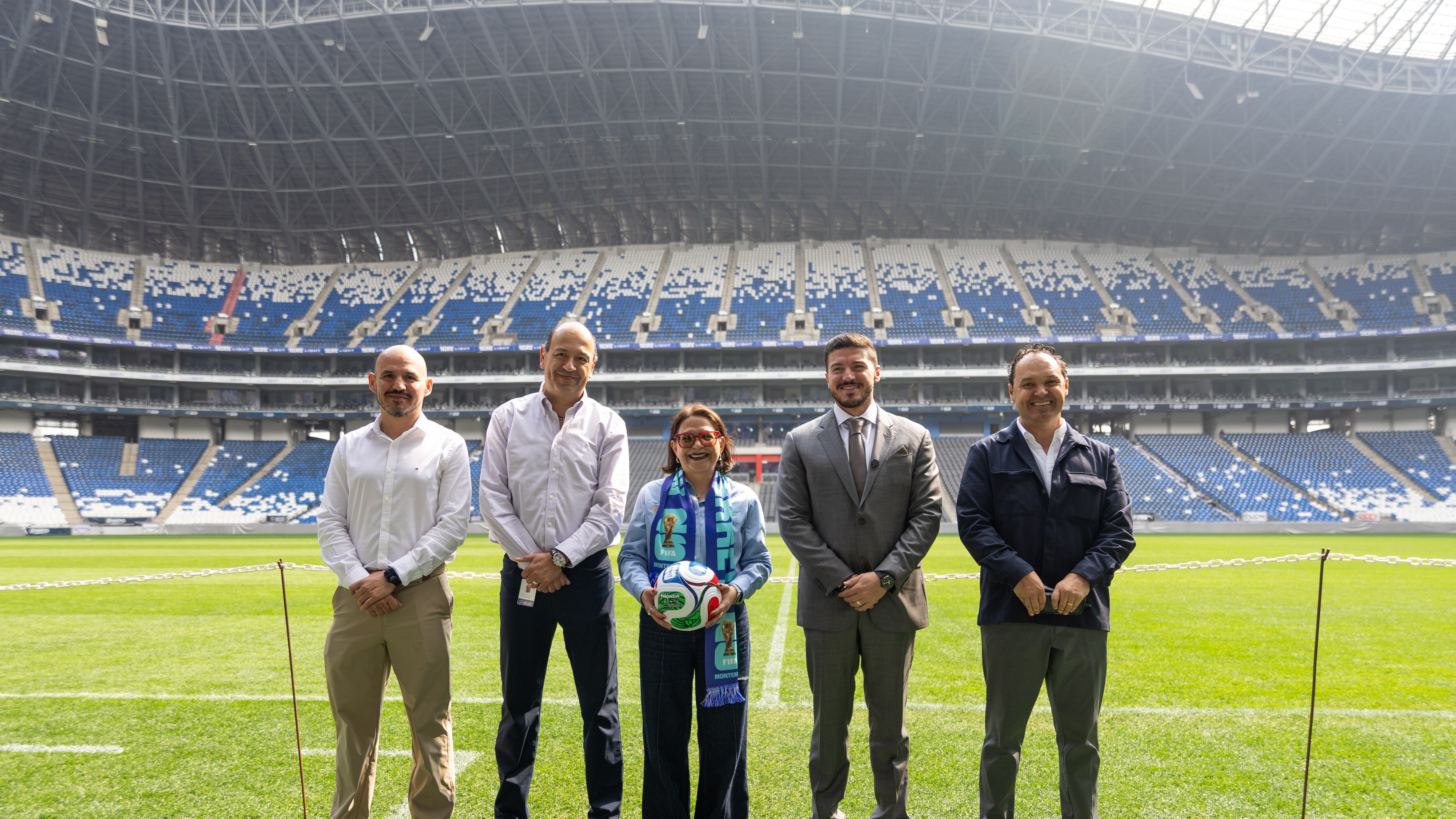 El estadio sede ya está listo para los encuentros del Mundial.
