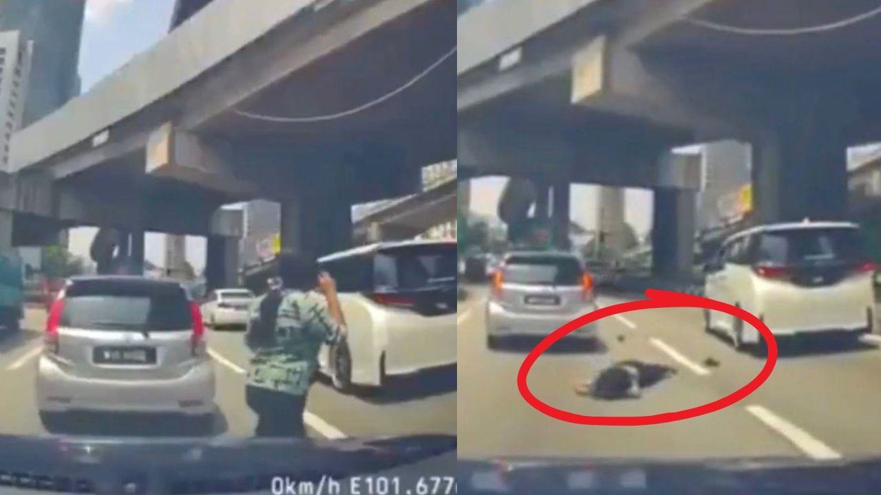 Mujer es atropellada por motociclista