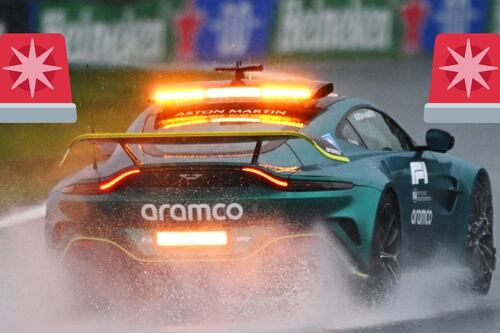 Suspenden Fórmula 1, la lluvia no permitió correr la clasificación del Gran Premio de Brasil