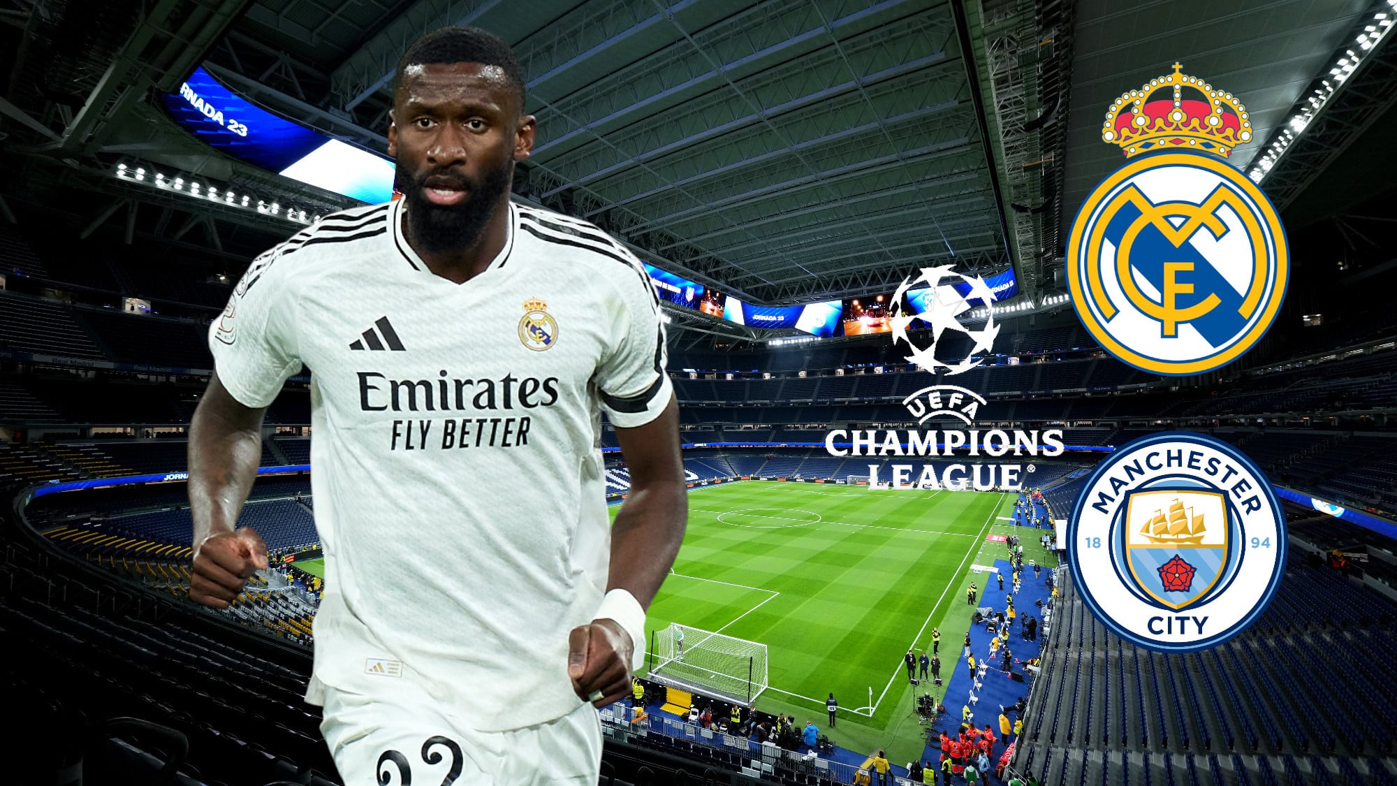 Rüdiger podría regresar ante el Manchester City