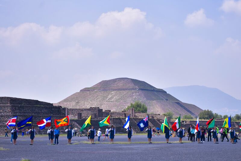 Así se vivió el encendido del fuego nuevo en Teotihuacán