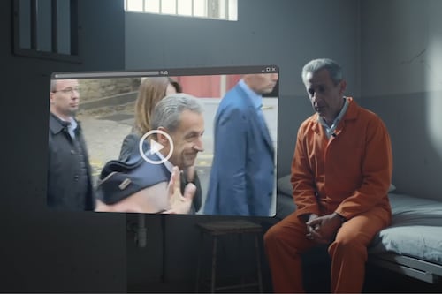 VIDEO: Así grabaron el polémico encarcelamiento del expresidente de Francia Nicolas Sarkozy
