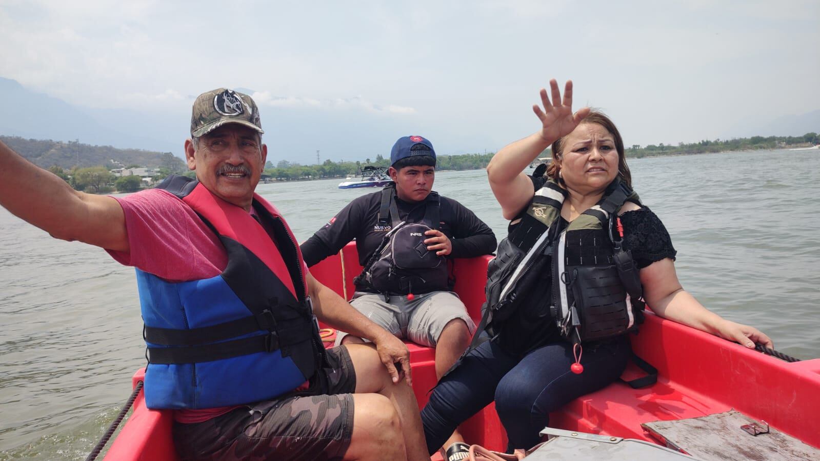 Las personas rescatadas estaban en aparente buen estado.