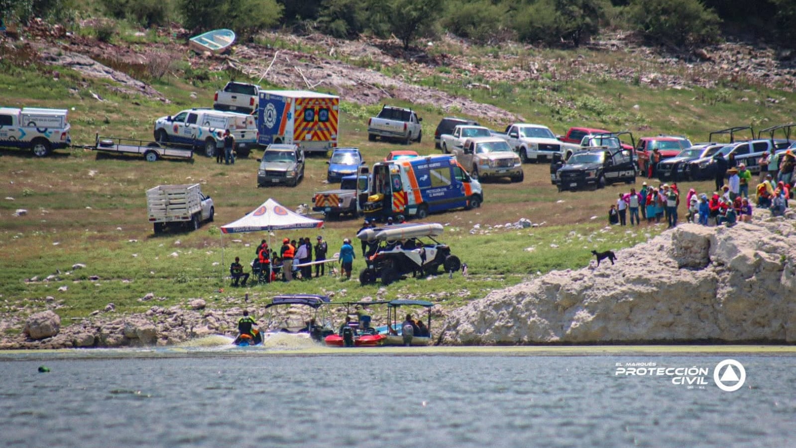 Mueren cuatro personas tras hundimiento de lancha en Zimapán
