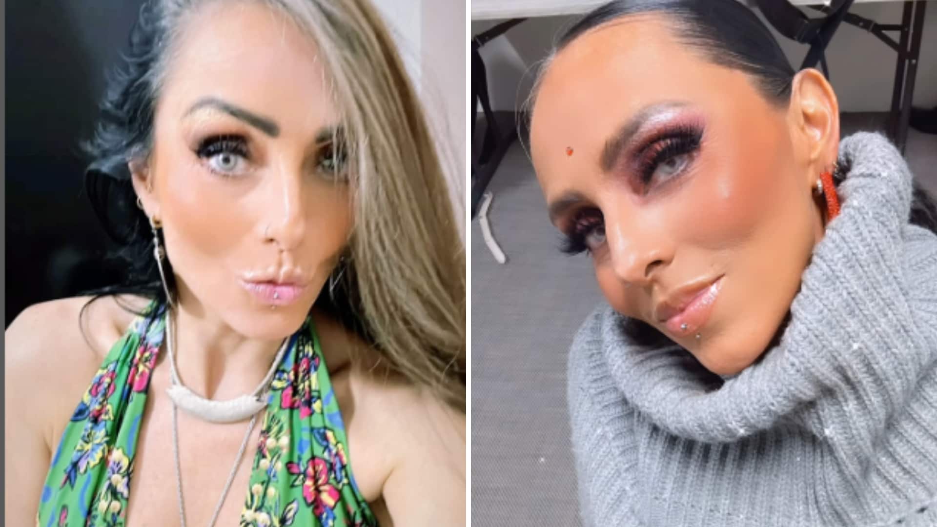 Comparan a Ivonne Montero con Kim Kardashian por este detalle inusual en su rostro.