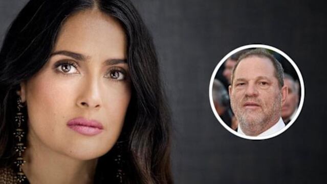 Salma Hayek y Harvey Weinstein
