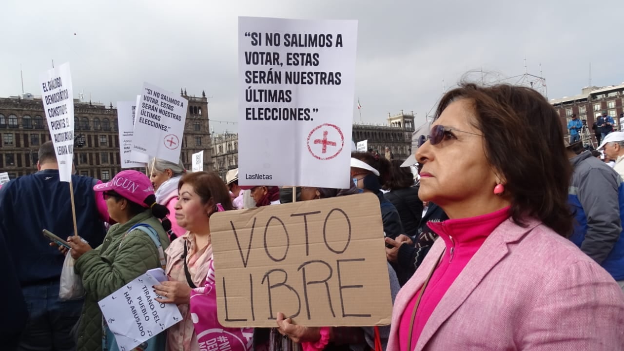 La movilización fue convocada para este domingo en el Zócalo de la CDMX. (Marisol Argumedo/ Publimetro)