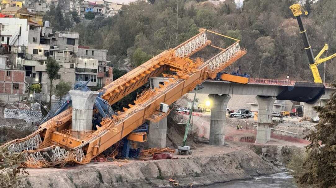 Hasta el momento no se conoce qué ocasionó su desplome. (@luismiguelbaraa)
