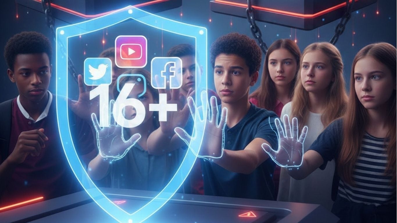 Prohíben redes sociales a menores de 16 años