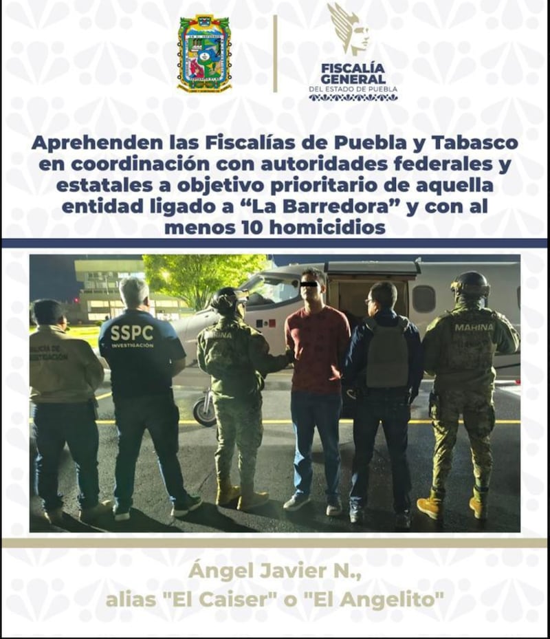 El Caiser detenido