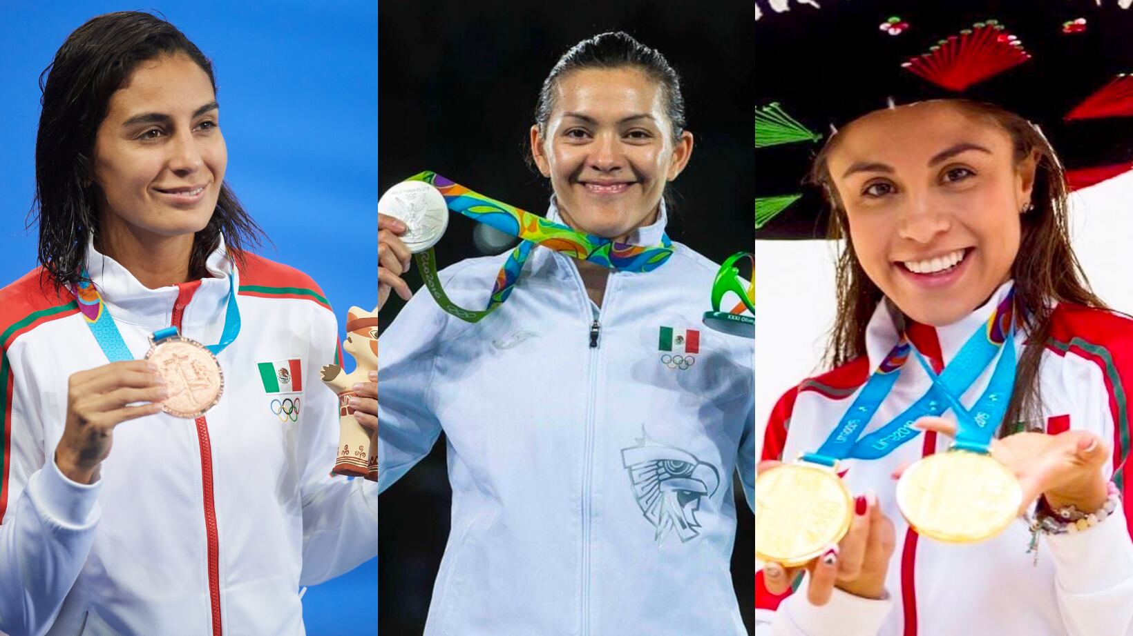 Paola Espinosa, María del Rosario Espinoza y Paola Longoria, son algunas de las máximas exponentes del deporte femenil en México.
