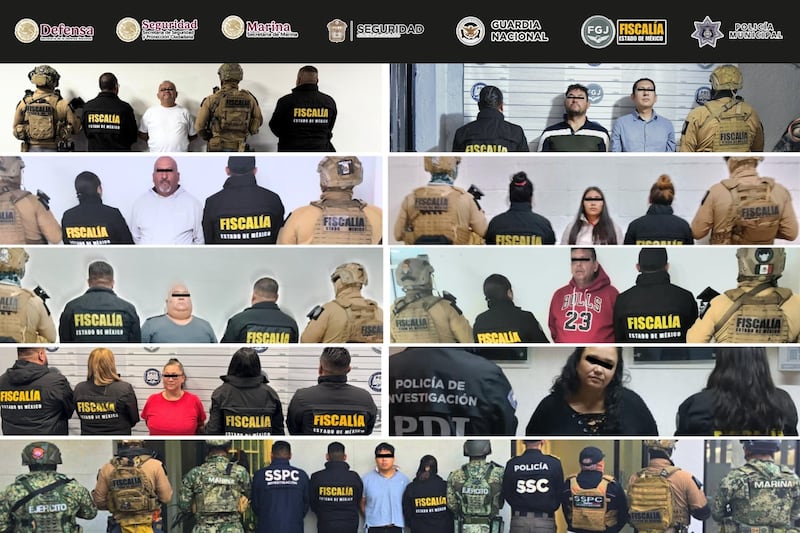 Detenidos por invasiones en el Estado de México