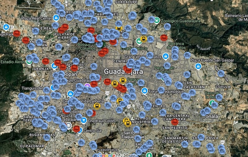 El MUI ya se encuentra actualizado y disponible a través de My Maps. ESPECIAL/ MY MAPS DE GOOGLE