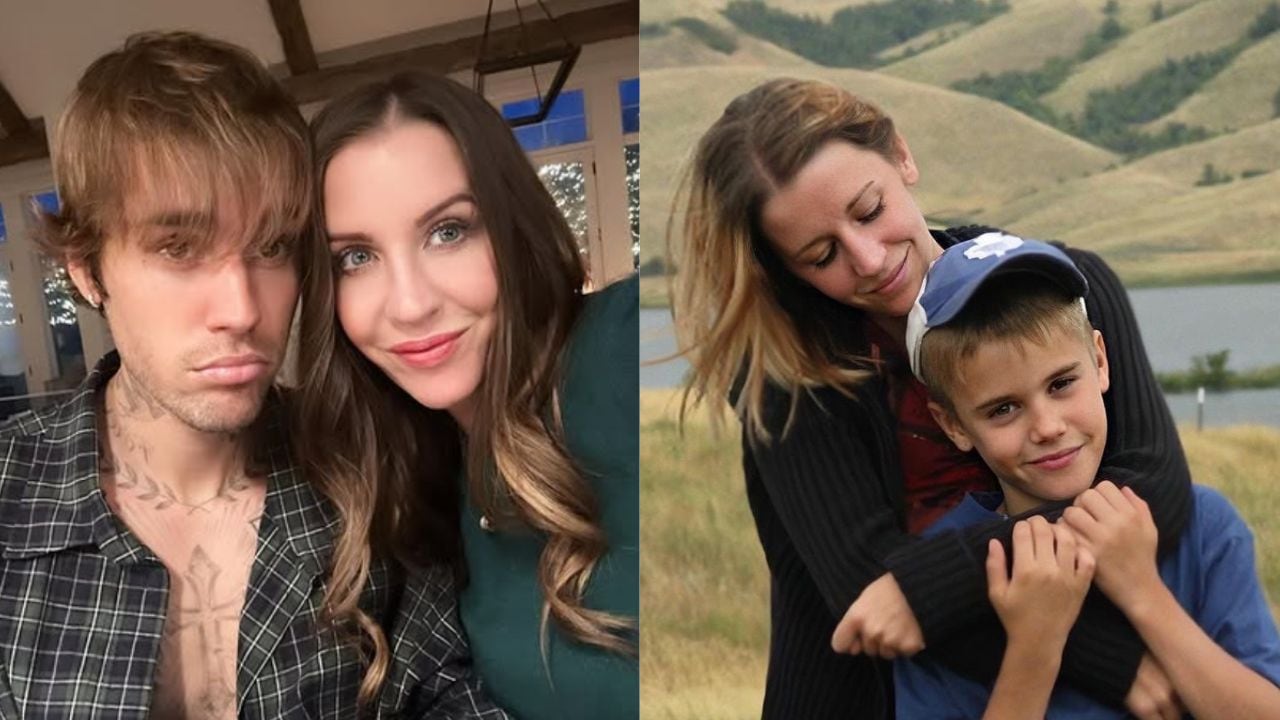 Justin Bieber y su mamá