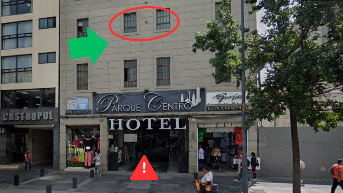 Hombre cae del segundo piso de hotel en Centro Histórico de CDMX; muerde a policía durante rescate