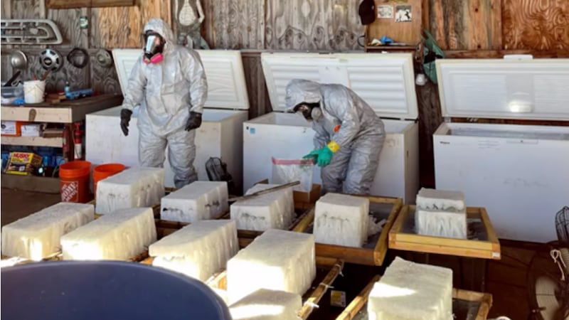 Mexicanos acusados en EE. UU. por operar laboratorio clandestino de metanfetamina