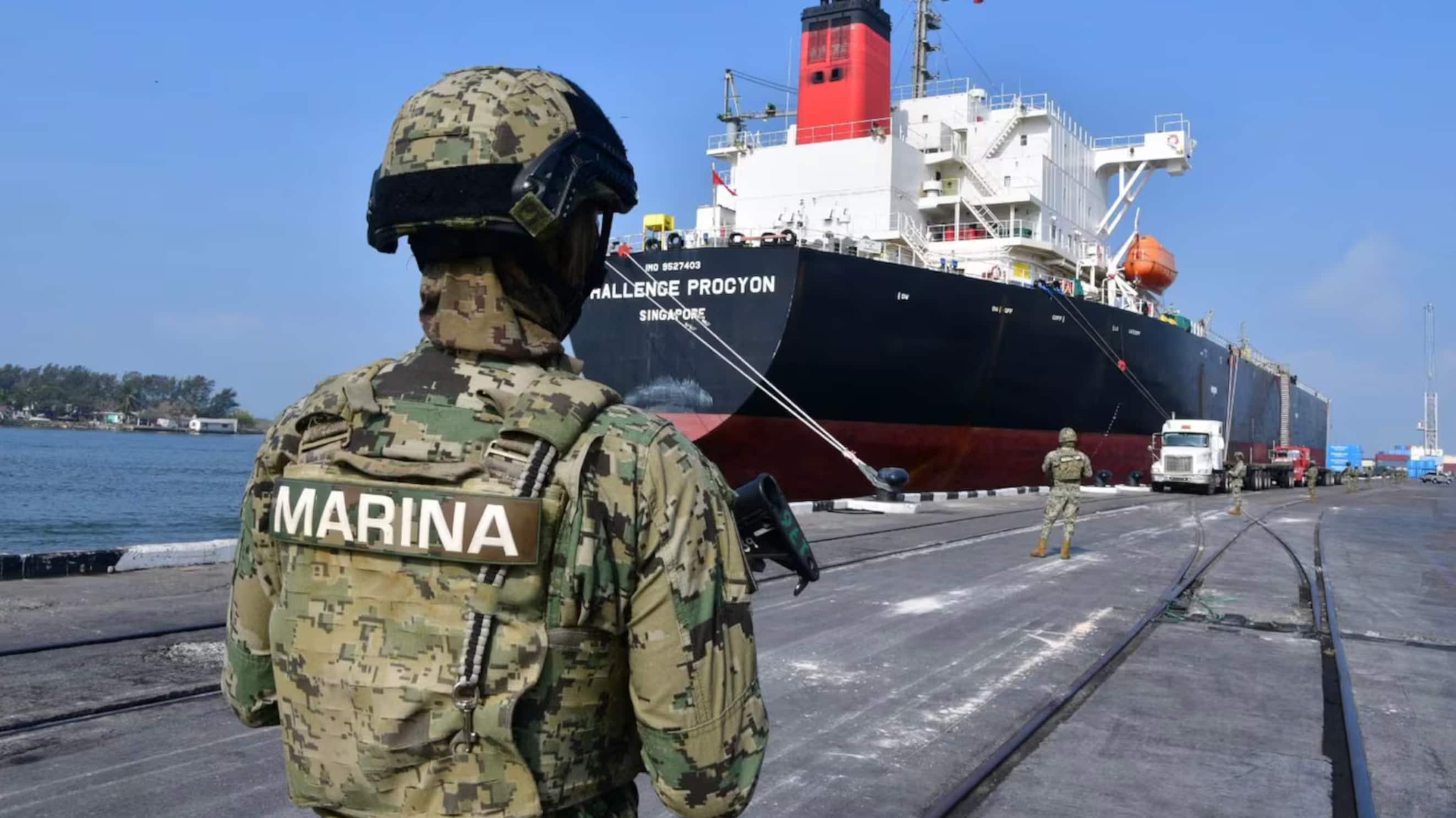 Secretaria de Mariana en puerto