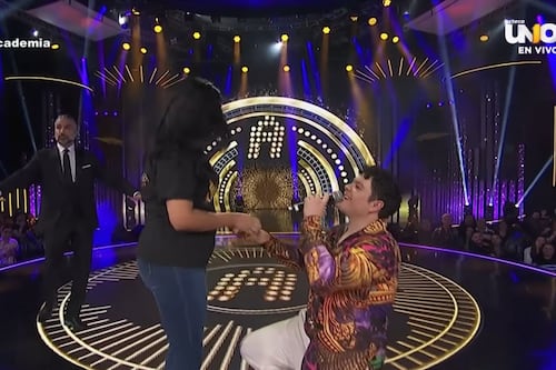 Alumno de ‘La Academia’ le pide matrimonio a su novia, con Jaime Camil de testigo