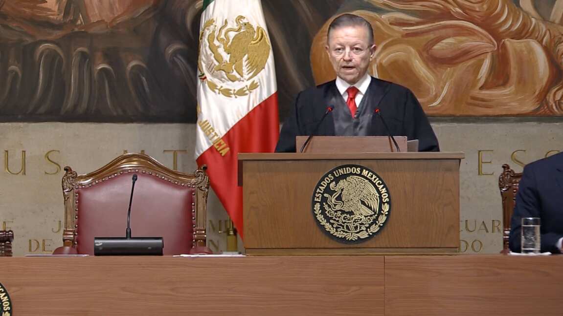 El ministro presidente de la Suprema Corte de Justicia de la Nación rindió su último informe de labores.