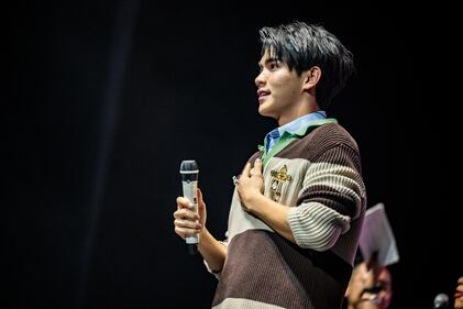 Los actores tailandeses Gemi Fourth se reunieron con sus fans mexicanos por primera vez el Teatro Metropolitan