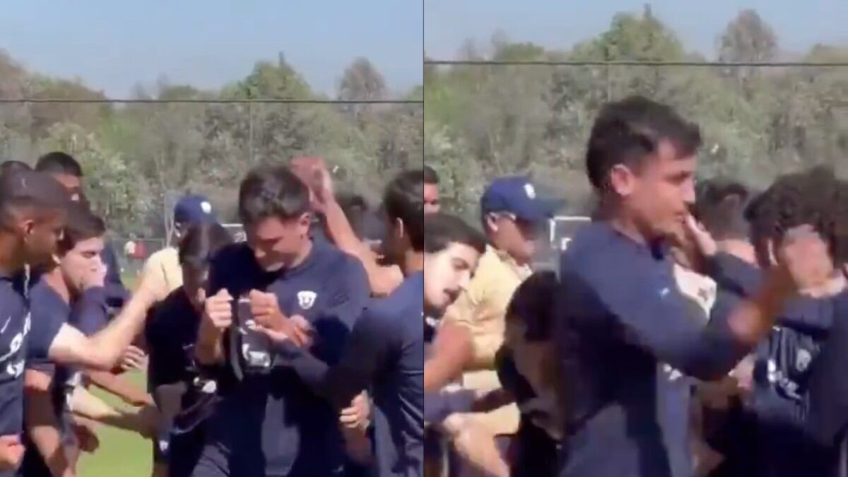 Juan Ignacio Dinenno en el entrenamiento I Redes