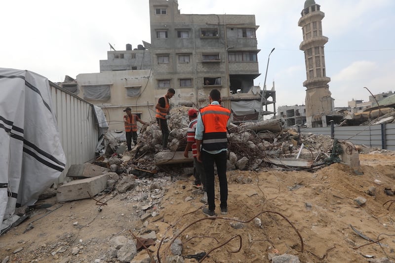 Así luce la ciudad de Gaza ante los constantes ataques del Gobierno israelí.