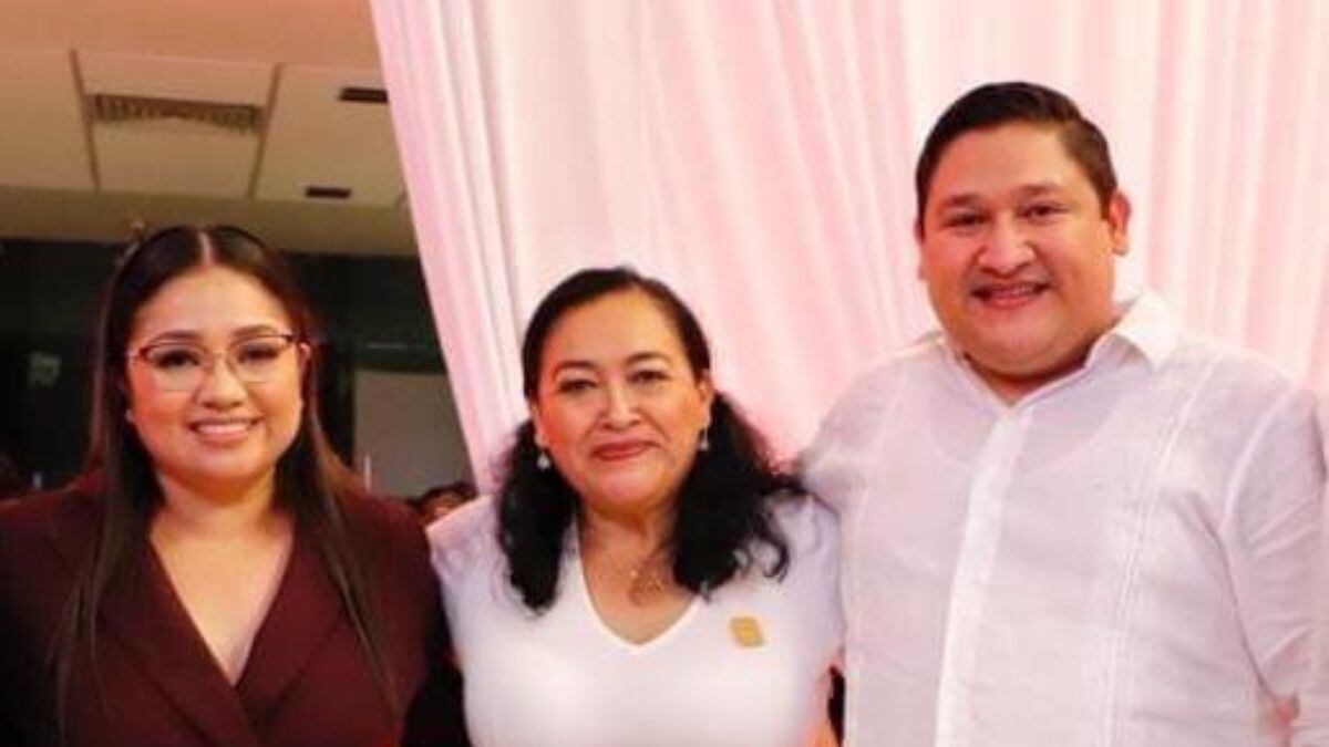 Lizbeth Souza, Elda Xix y Guillermo Xix.