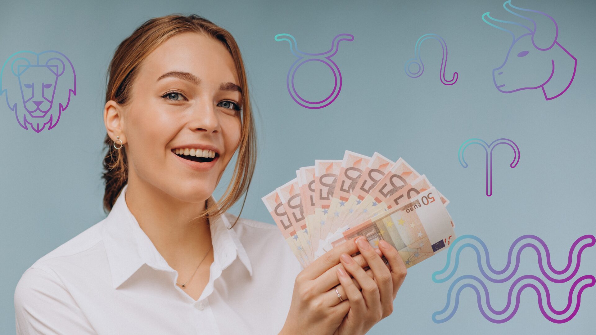 5 signos con un golpe de suerte en el dinero desde el 9 de agosto en el ocaso de la Luna Cuarto Menguante