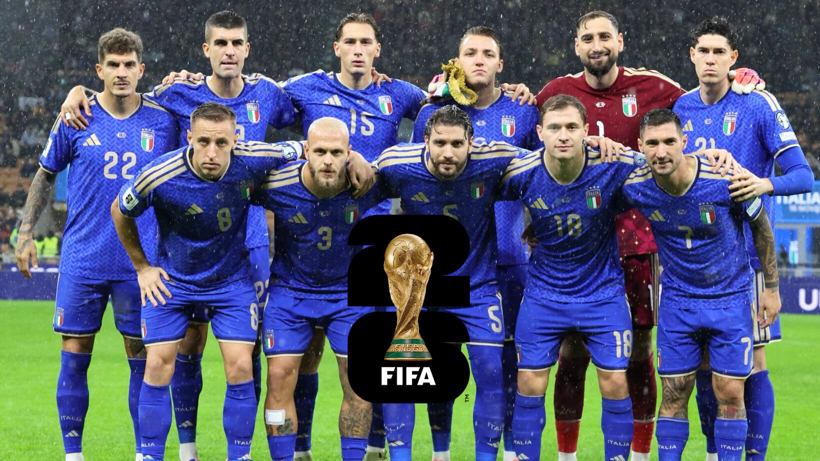 Italia busca asistir al Mundial 2026 mediante el repechaje.