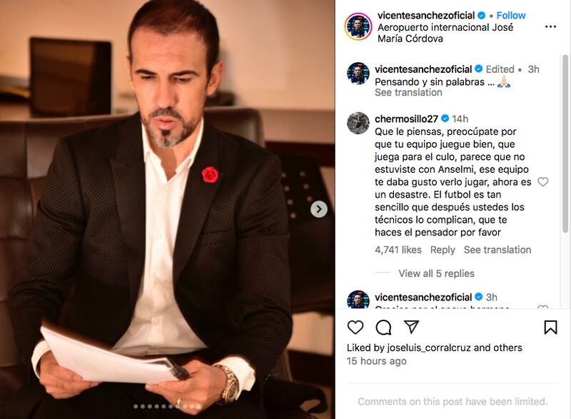 Carlos Hermosillo revienta a Vicente Sánchez