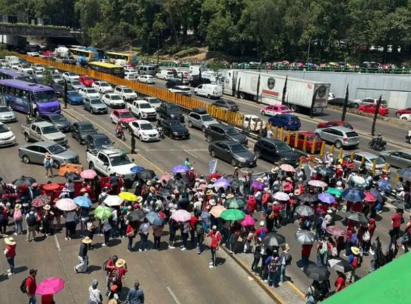 CNTE bloqueo en Circuito Interior