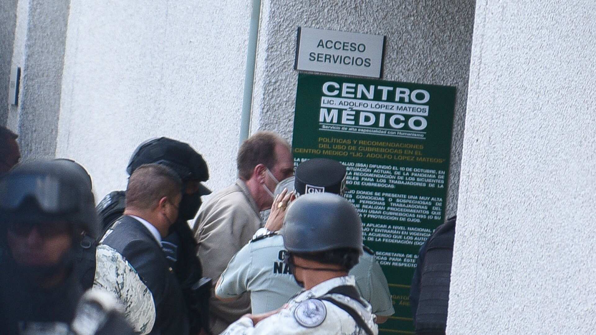 Güero Palma llevado a un hospital