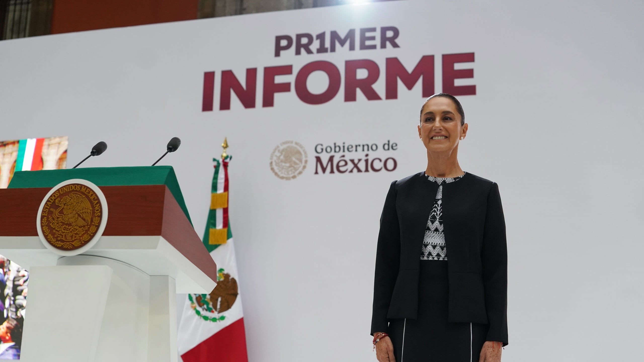 Primer informe de gobierno de Claudia Sheinbaum.